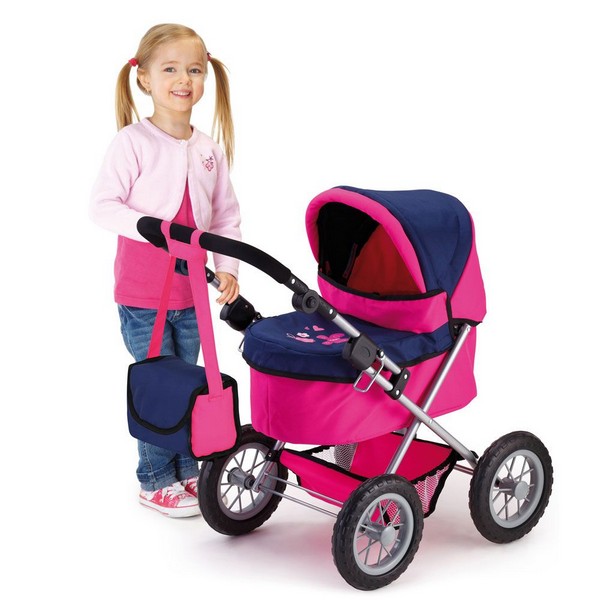 Продукт BAYER - Количка за кукли TRENDY с чанта Розова  - 0 - BG Hlapeta